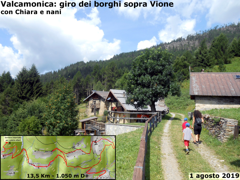 Giro dei borghi sopra Vione