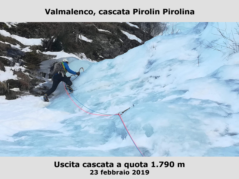 Valmalenco, cascata Pirolin Pirolina