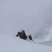 Passaggio di fianco al Balmenhorn, in direzione Piramide Vincent.